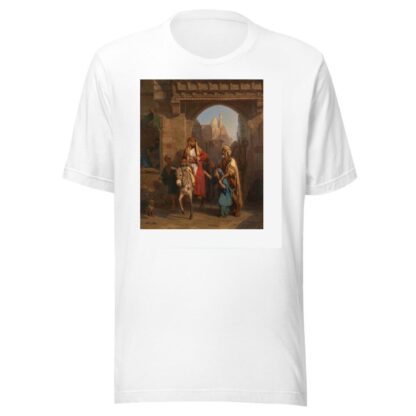 Jeune mendiante dans une rue du Caire by Edouard Girardet T-Shirt
