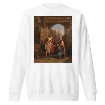 Jeune mendiante dans une rue du Caire by Edouard Girardet Sweatshirt