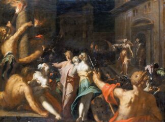Judith Displays the Head of Holofernes by Abraham Bloemaert