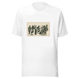 Jupiter, about to give birth to Minerva, is attended by two Eileithyias by A. Rey T-Shirt