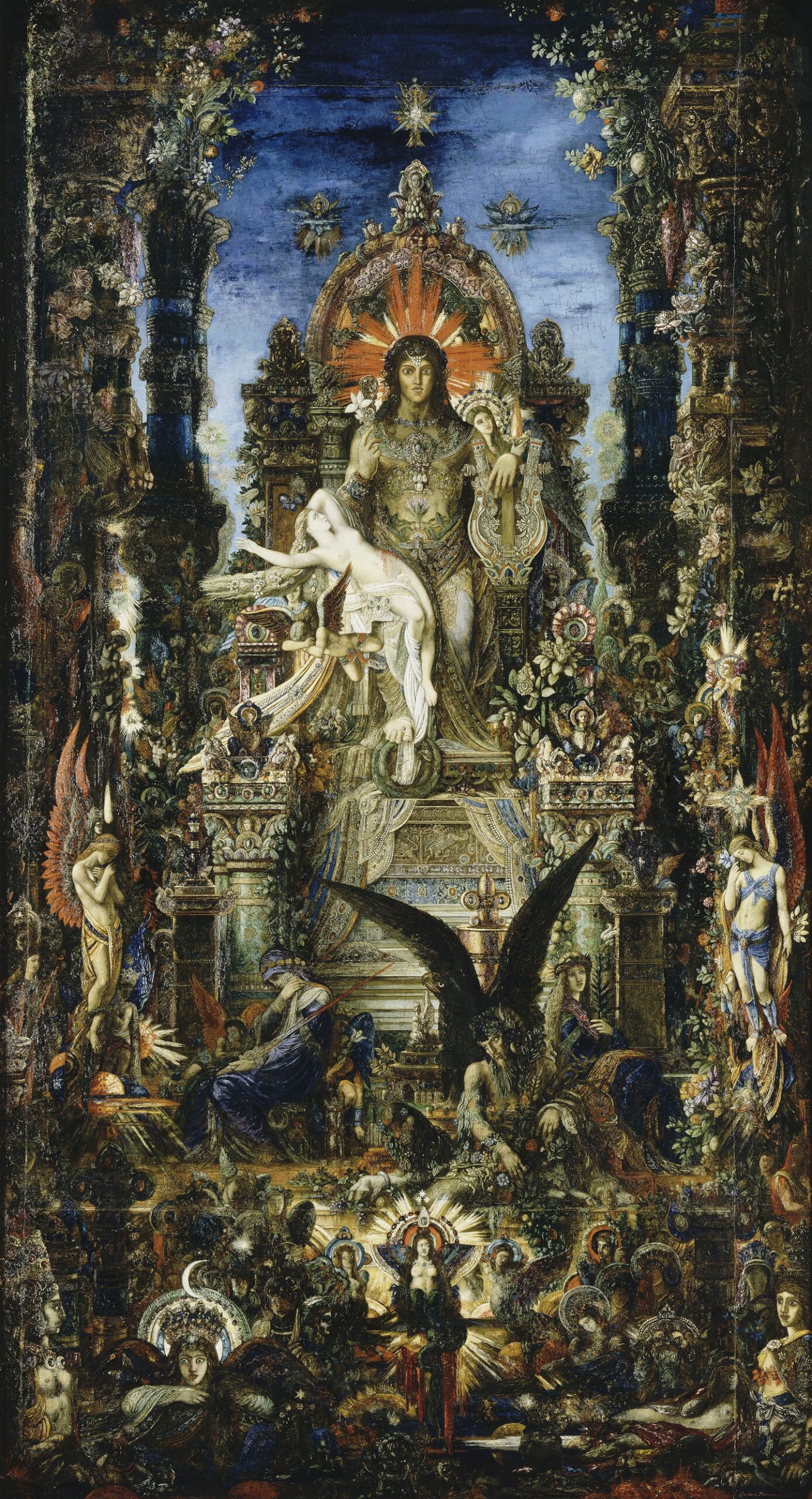 Jupiter and Semele by Gustave Moreau