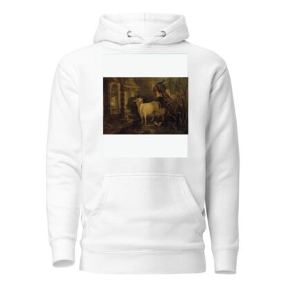 Jupiter transformed into a bull by Jean-Baptiste Oudry Hoodie