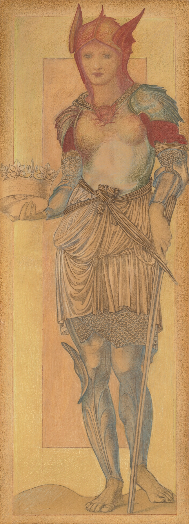 Justitia by Sir Edward Coley Burne-Jones