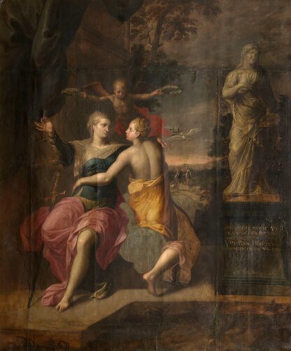 Justitia and Pax by Jacob De Backer