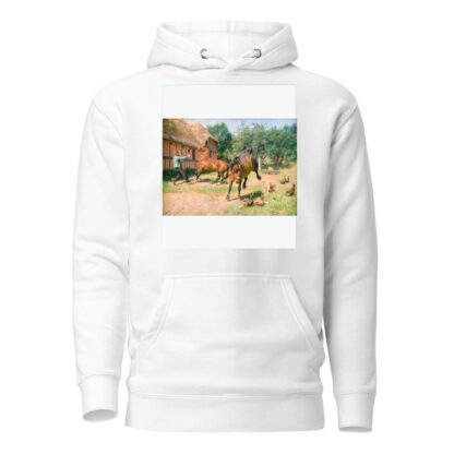 Kåde heste by Hans Michael Therkildsen Hoodie