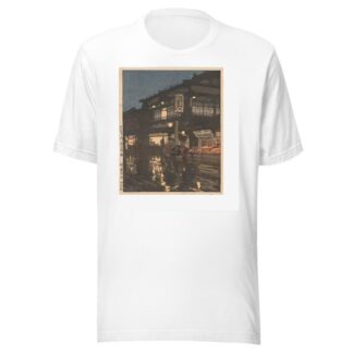Kagurazaka Street after a Night Rain by Yoshida Hiroshi T-Shirt