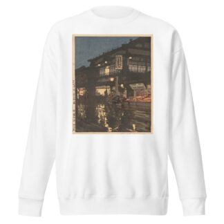 Kagurazaka Street after a Night Rain by Yoshida Hiroshi Sweatshirt
