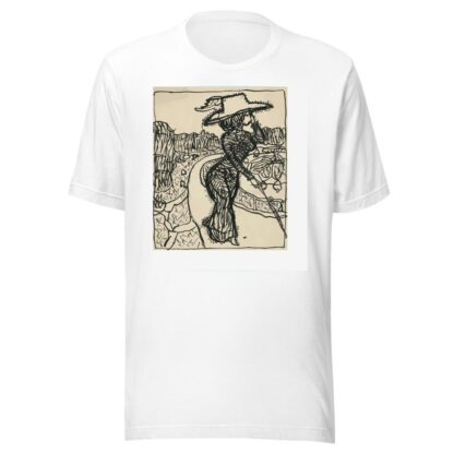 Karikatúra dámy by Konštantín Kövári-Kačmarik T-Shirt