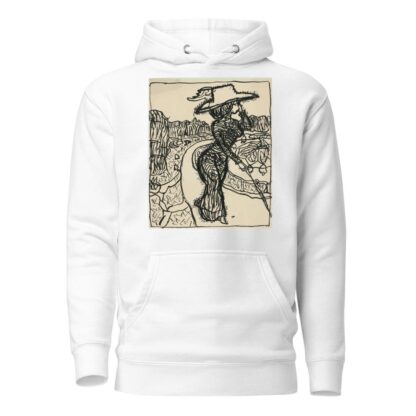 Karikatúra dámy by Konštantín Kövári-Kačmarik Hoodie
