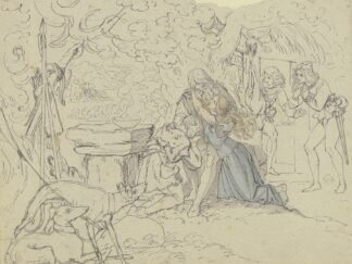 Karl der Große findet Eginhart und Emma by Ferdinand Fellner