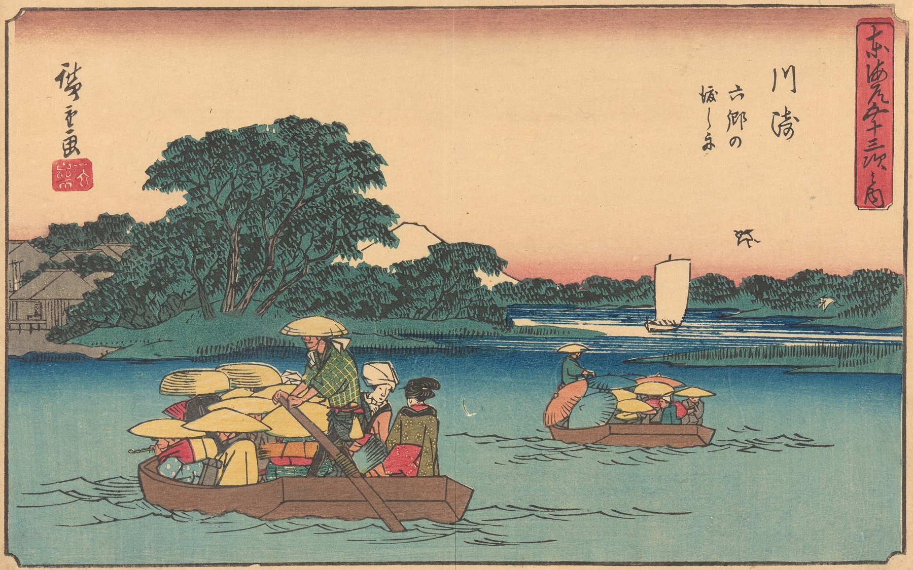 Kawasaki by Andō Hiroshige