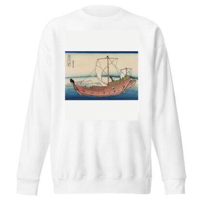 Kazusa no kairo by Katsushika Hokusai Sweatshirt