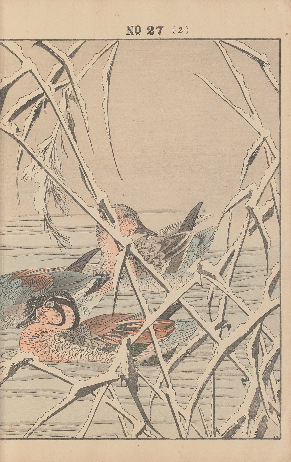 Keinen kachō gafu Pl.154 by Imao Keinen