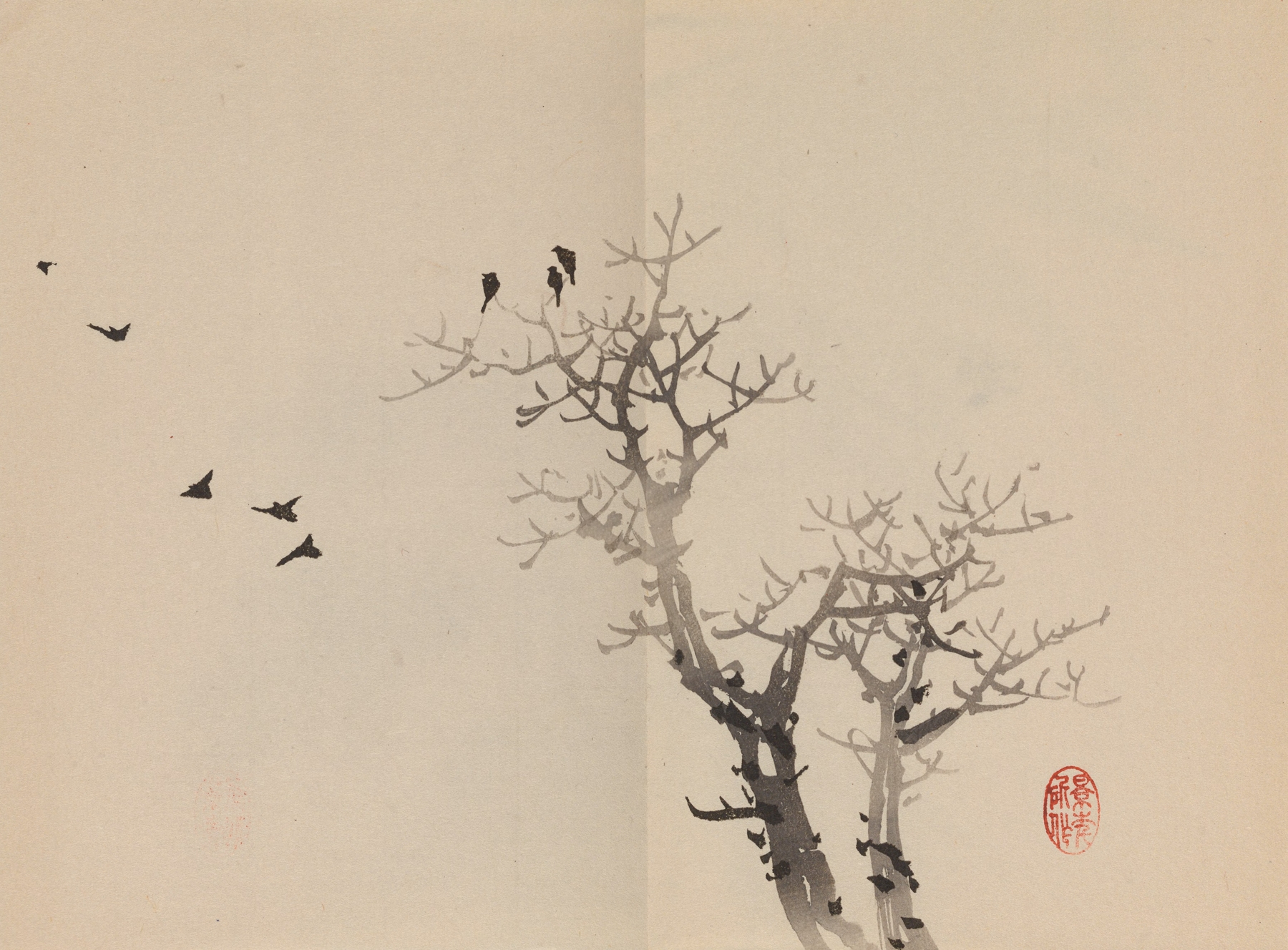 Keinen shūgajō Pl.67 by Imao Keinen
