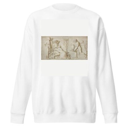 King Priam Pleading with Achilles for the Corpse of Hector by Nicolai Abildgaard Sweatshirt