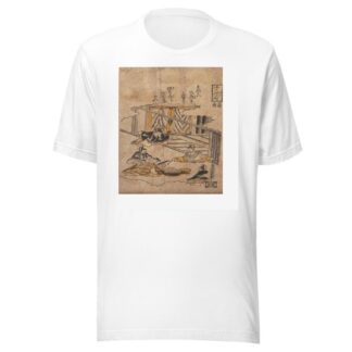 Komachi Washing the Poem-Papers by Nishimura Shigenaga T-Shirt
