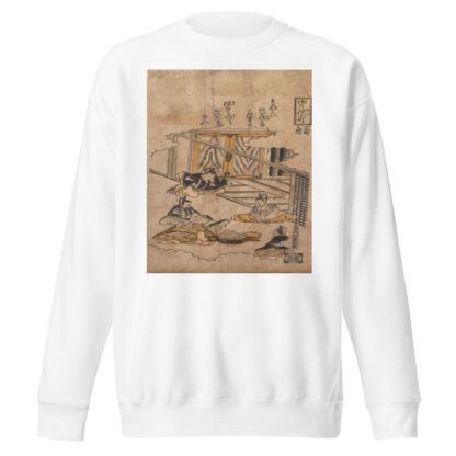 Komachi Washing the Poem-Papers by Nishimura Shigenaga Sweatshirt