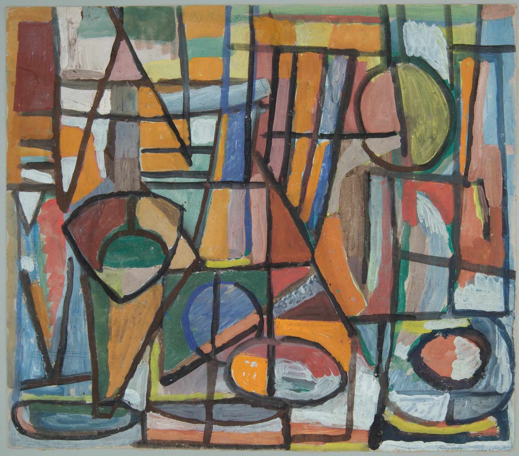 Kompozycja abstrakcyjna II – geometryczna by Sasza Blonder