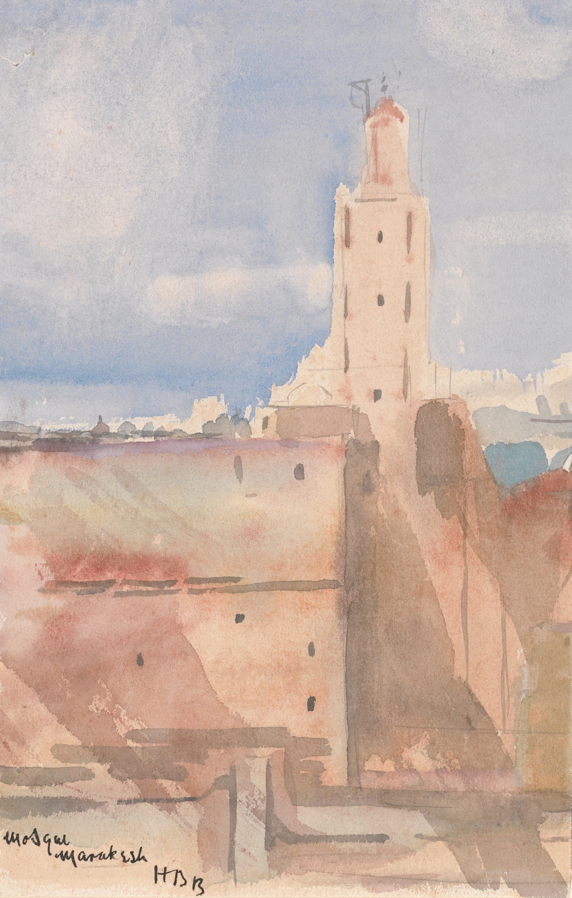 Koutoubia Mosque, Marrakech by Hercules Brabazon Brabazon