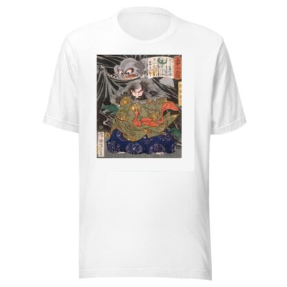 Kurokumo Ōji Attacked by a Giant Spider by Tsukioka Yoshitoshi T-Shirt