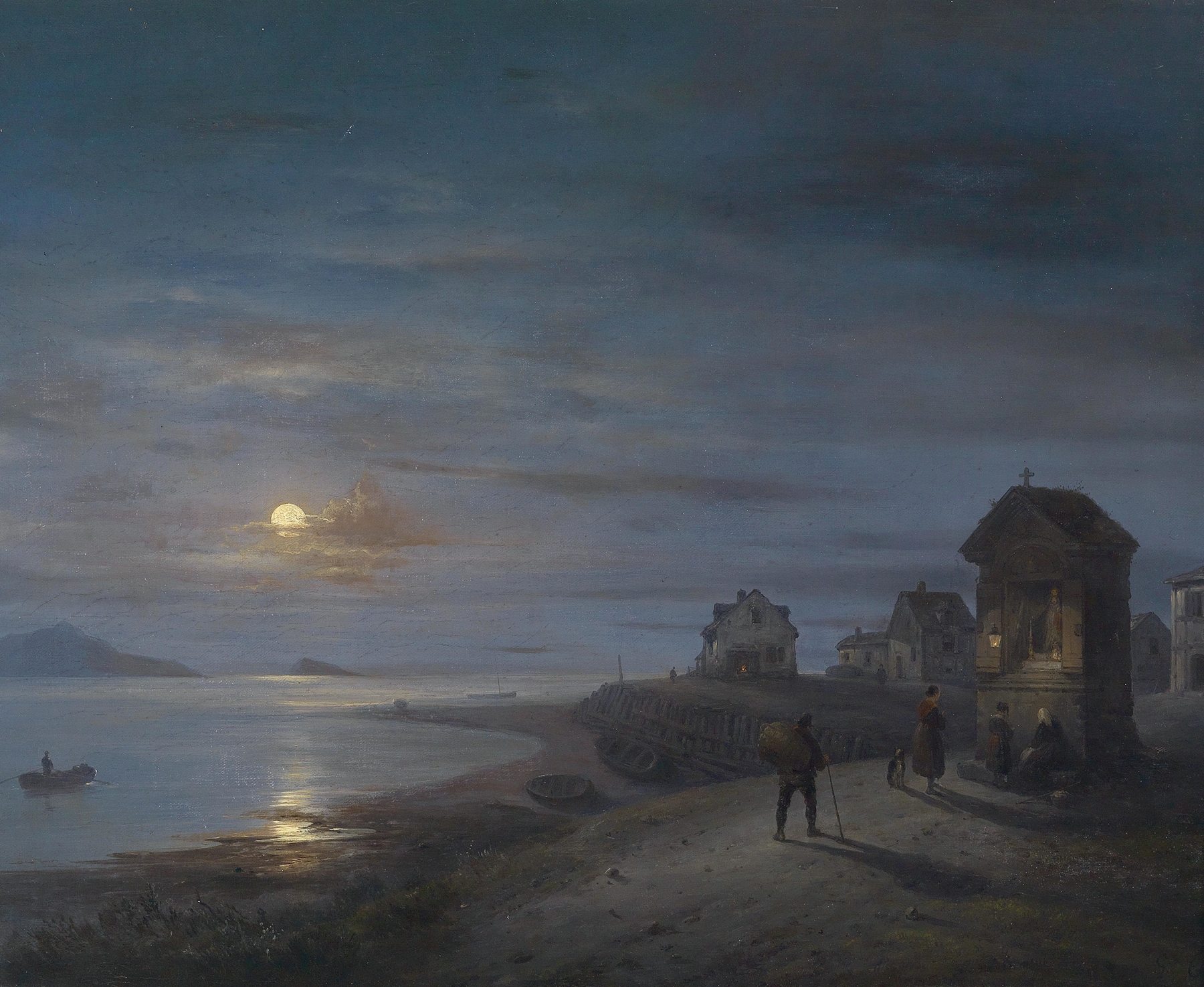 Küstenlandschaft by Giuseppe Canella