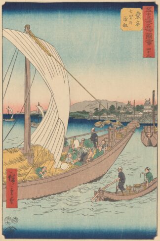 Kuwana by Andō Hiroshige