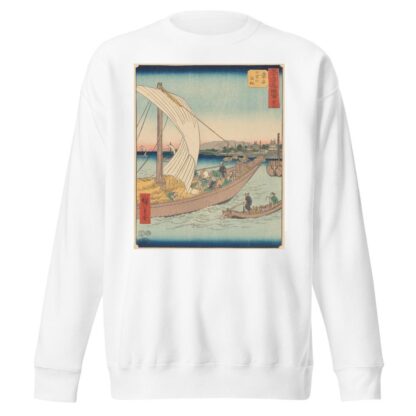 Kuwana by Andō Hiroshige Sweatshirt