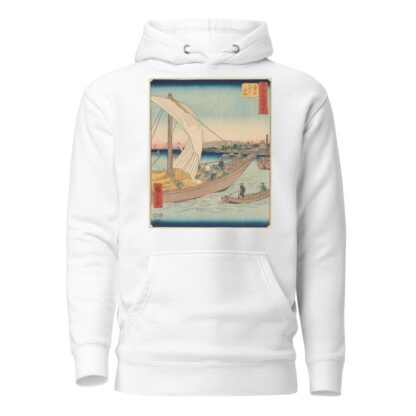 Kuwana by Andō Hiroshige Hoodie