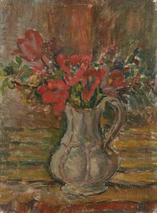 Kwiaty w dzbanku by Wacław Wąsowicz