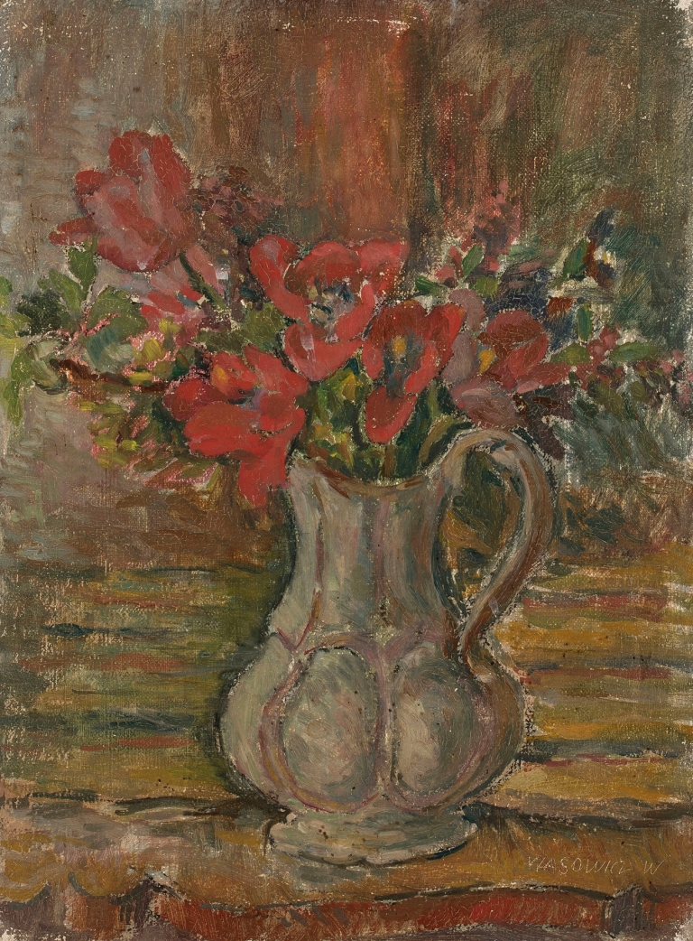 Kwiaty w dzbanku by Wacław Wąsowicz
