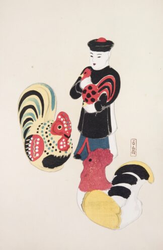 Kyosen’s Collected Illustrations of Japanese Toys Pl.067 by Kawasaki Kyosen