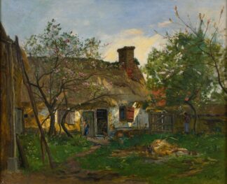 La Chaumiere à Berneval by Hippolyte Camille Delpy