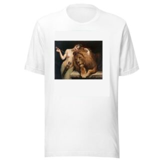 La déesse Diane et un lion by Angelo von Courten T-Shirt