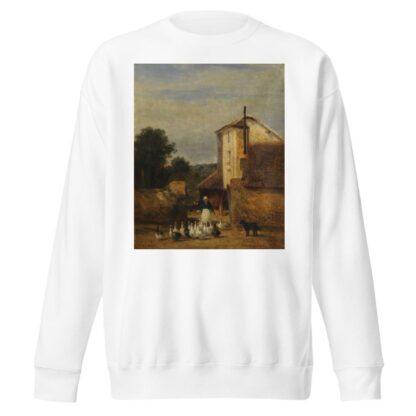 La gardeuse d’oies by Constant Troyon Sweatshirt