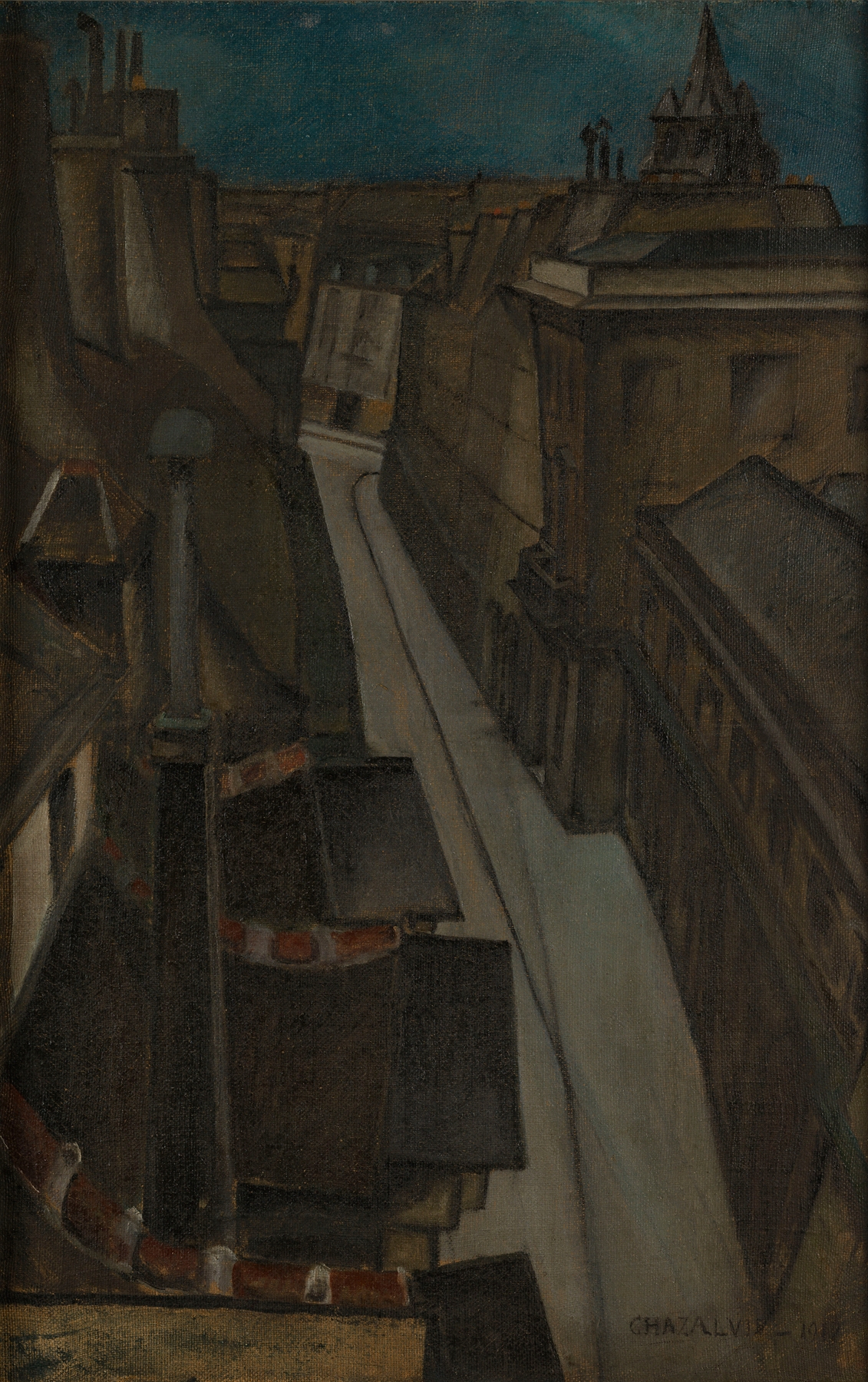 La rue Guénégaud by Albert-Edouard Chazalviel