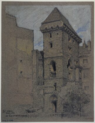 La tour de Jean-sans-Peur, 20 rue Etienne Marcel by Ferdinand Boberg