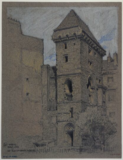 La tour de Jean-sans-Peur, 20 rue Etienne Marcel by Ferdinand Boberg