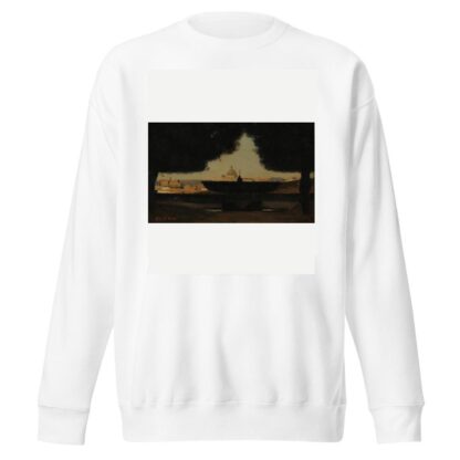 La vasque de la Villa Médicis by Jean-Baptiste-Camille Corot Sweatshirt