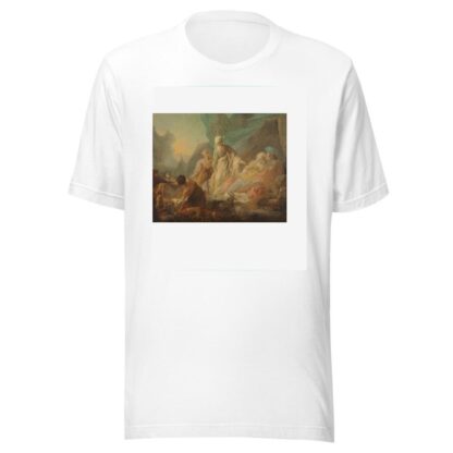 Laban Searching for His Stolen Gods by Augustin de Saint-Aubin T-Shirt