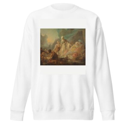 Laban Searching for His Stolen Gods by Augustin de Saint-Aubin Sweatshirt
