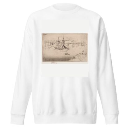 Lagoon; Noon by James Abbott McNeill Whistler Sweatshirt