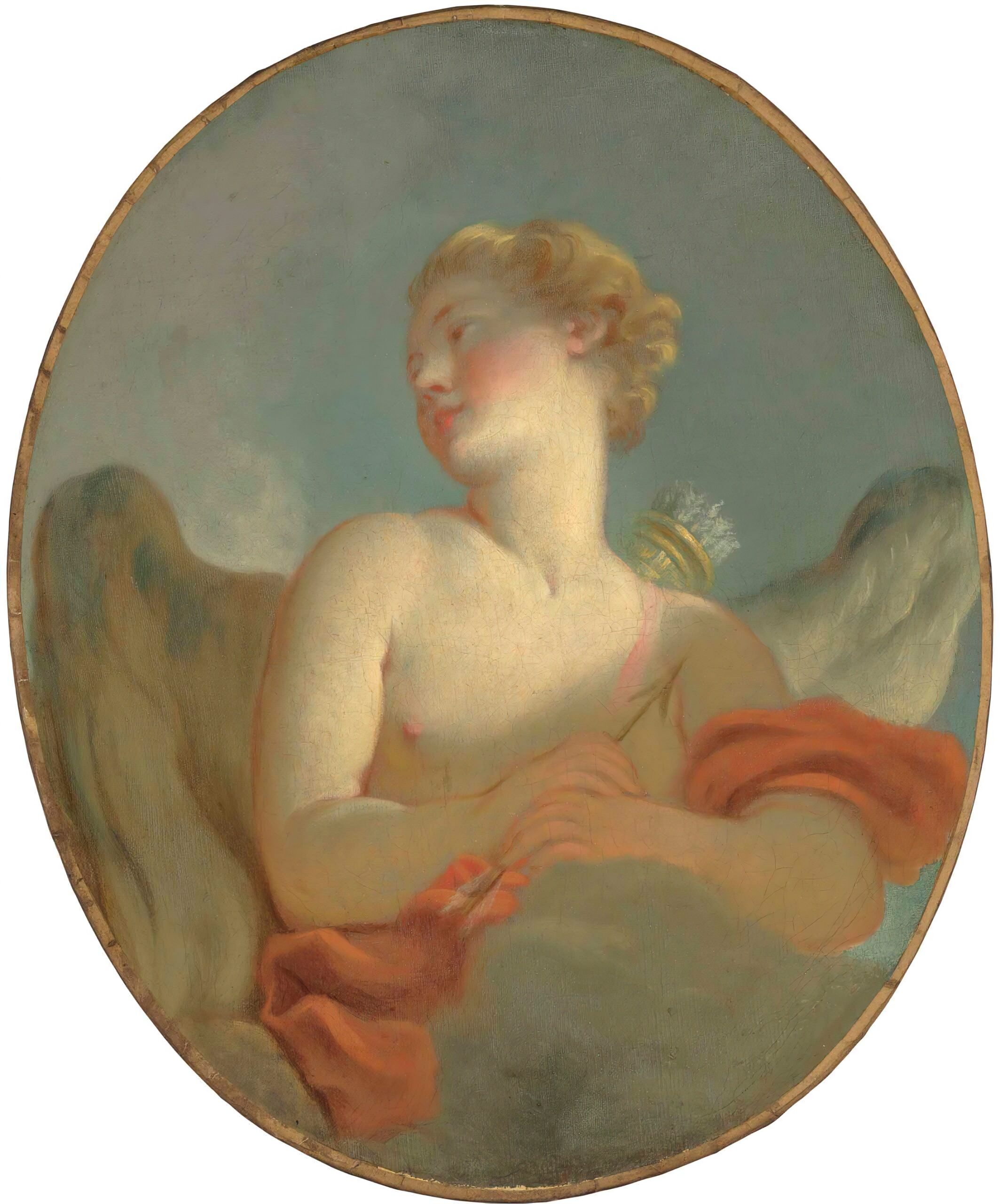 ‘L’Amour’; said to be a Portrait of Marie Catherine Colombe by Jean-Honoré Fragonard