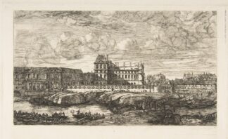 L’Ancien Louvre by Charles Meryon
