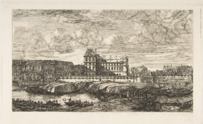 L’Ancien Louvre by Charles Meryon