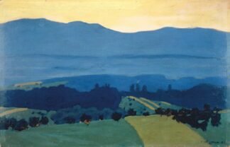 Landscape in the Jura Mountains near Romanel by Félix Vallotton