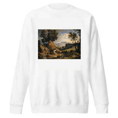 Landscape near Olevano with Rainbow by Joseph Anton Koch Sweatshirt