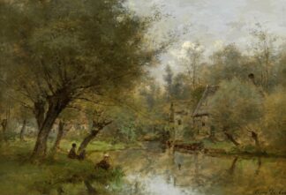 Landscape near Saint-Germain-en-Laye by César De Cock