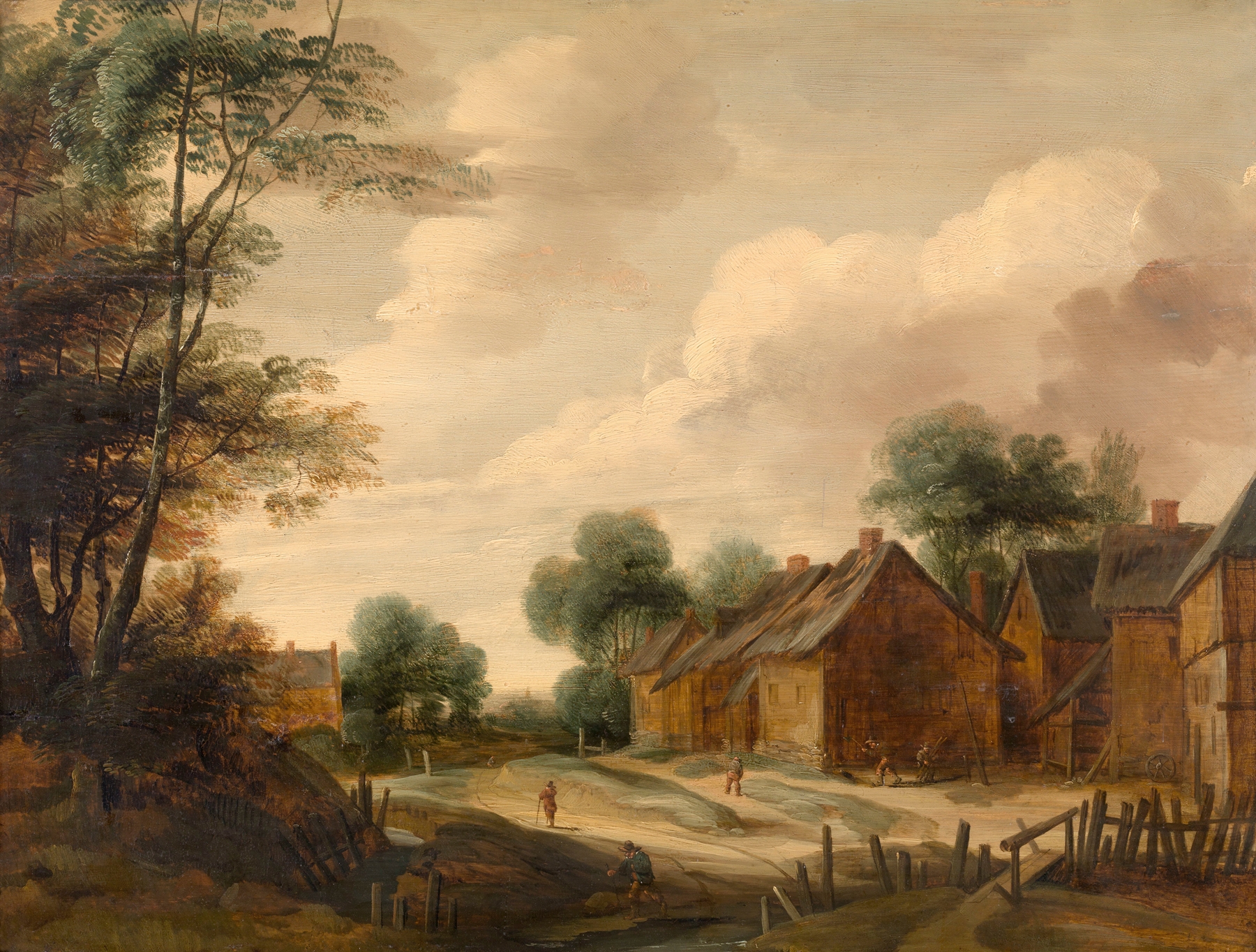 Landscape with a Farm by Lodewijk de Vadder