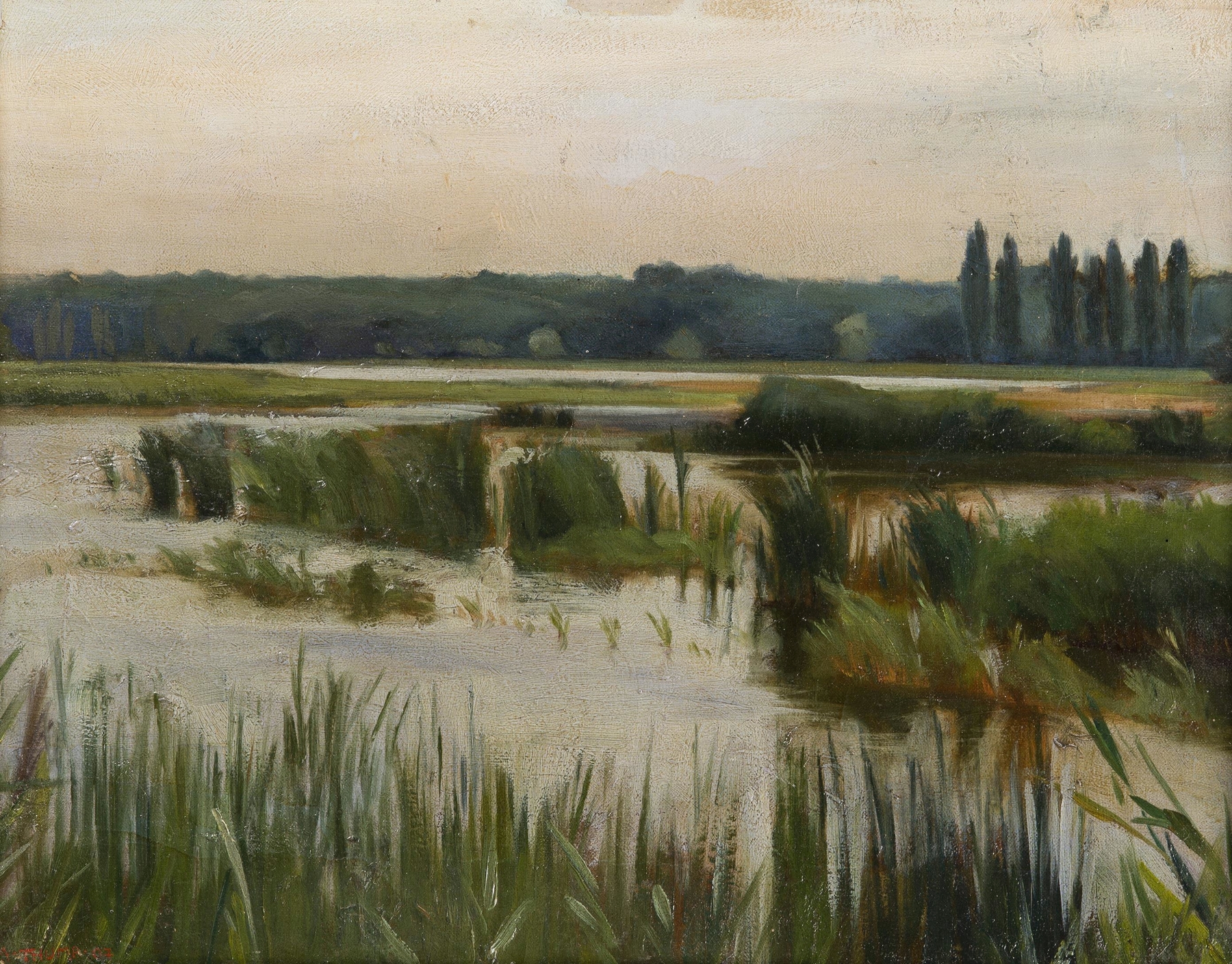 Landscape with a Pond by Karl Maria Thuma
