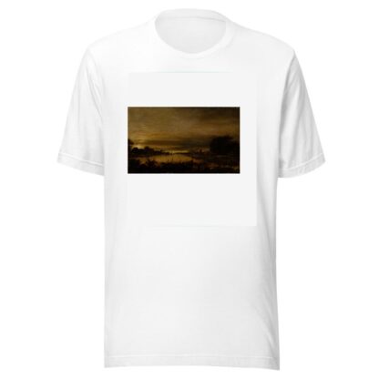 Landscape with Canal at Dusk by Aert van der Neer T-Shirt